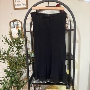 revue black skirt 100% cotton